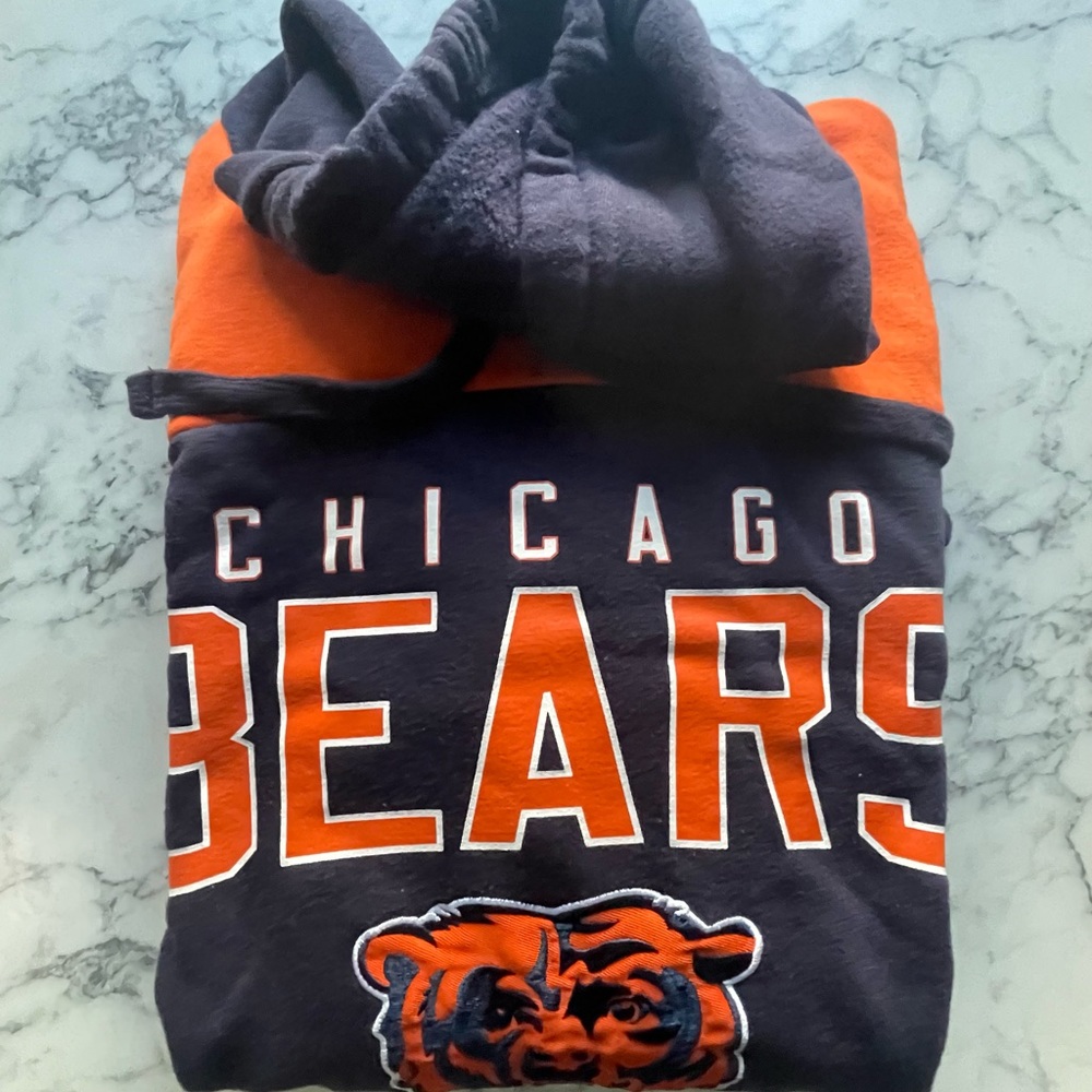 Chicago bears hoodie men’s X-Large embroidered used